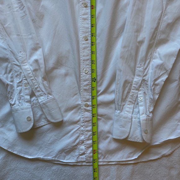 Alexander McQueen band collar button down shirt white Size 17+ Ultra Luxury - Picture 7 of 13